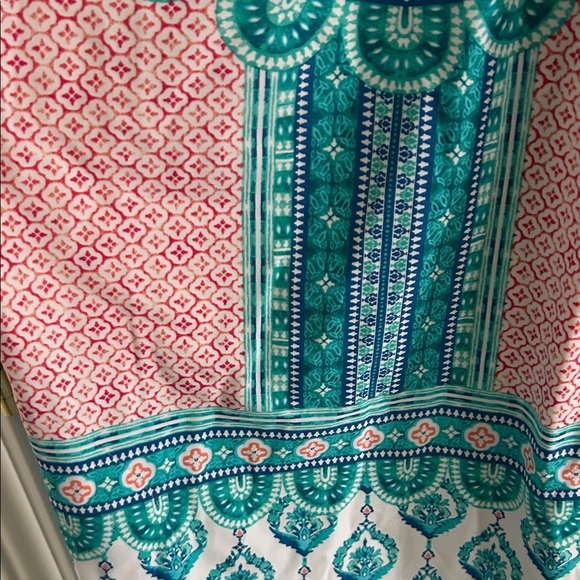 Cabana Life Pink and Teal Mini Dress - Picture 4 of 6